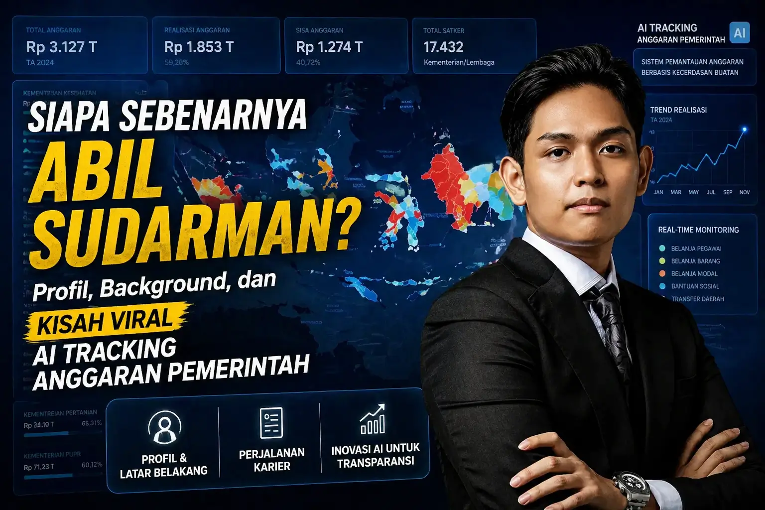 Siapa Sebenarnya Abil Sudarman? Profil, Background, dan Kisah Viral AI Tracking Anggaran Pemerintah
