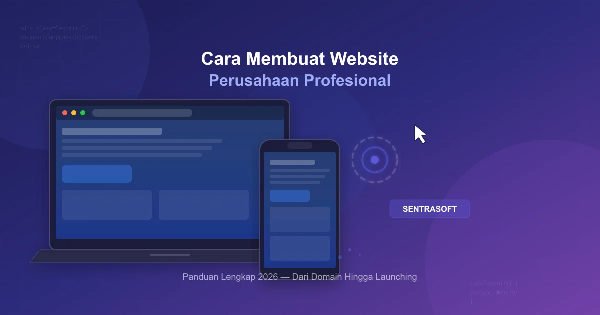 Cara Membuat Website Perusahaan Profesional di Tahun 2026 (Panduan Lengkap)