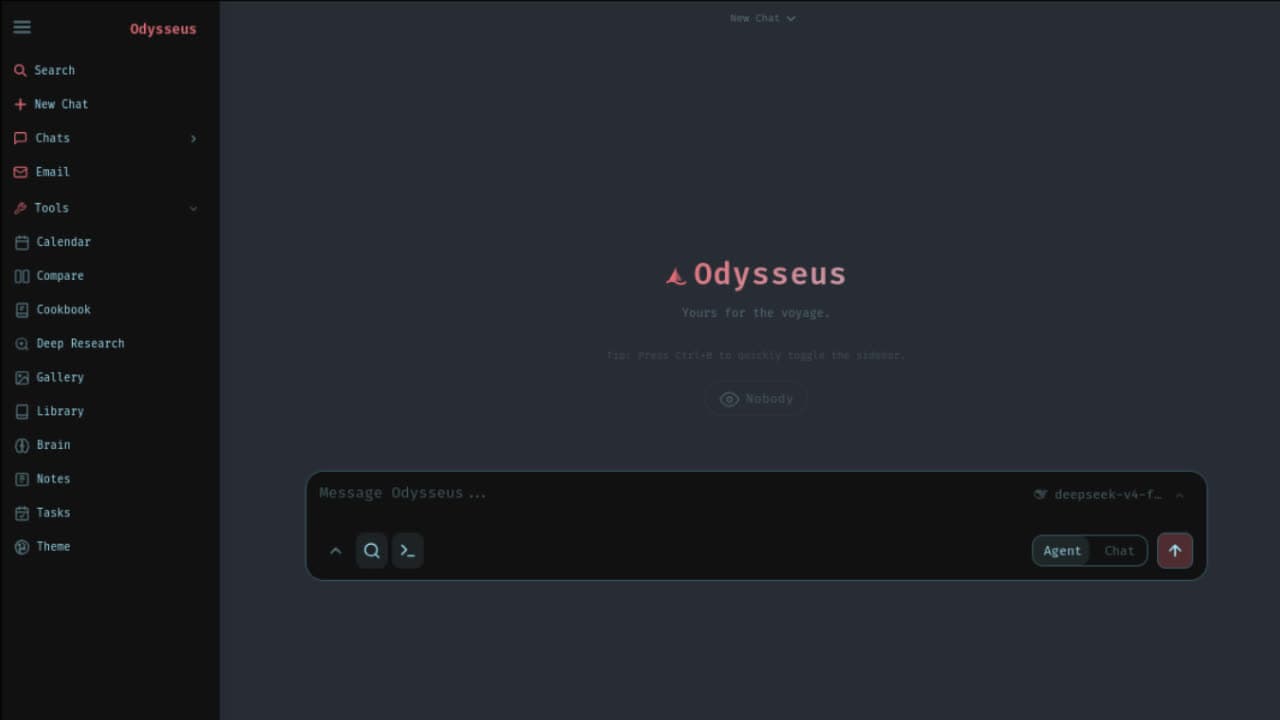 Odysseus, AI Workspace buatan PewDiePie dirilis GRATIS buat jadi Alternatif ChatGPT dan Claude