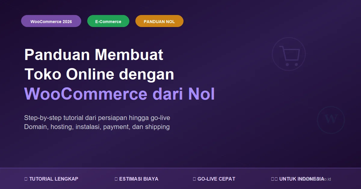 Panduan Membuat Toko Online dengan WooCommerce dari Nol