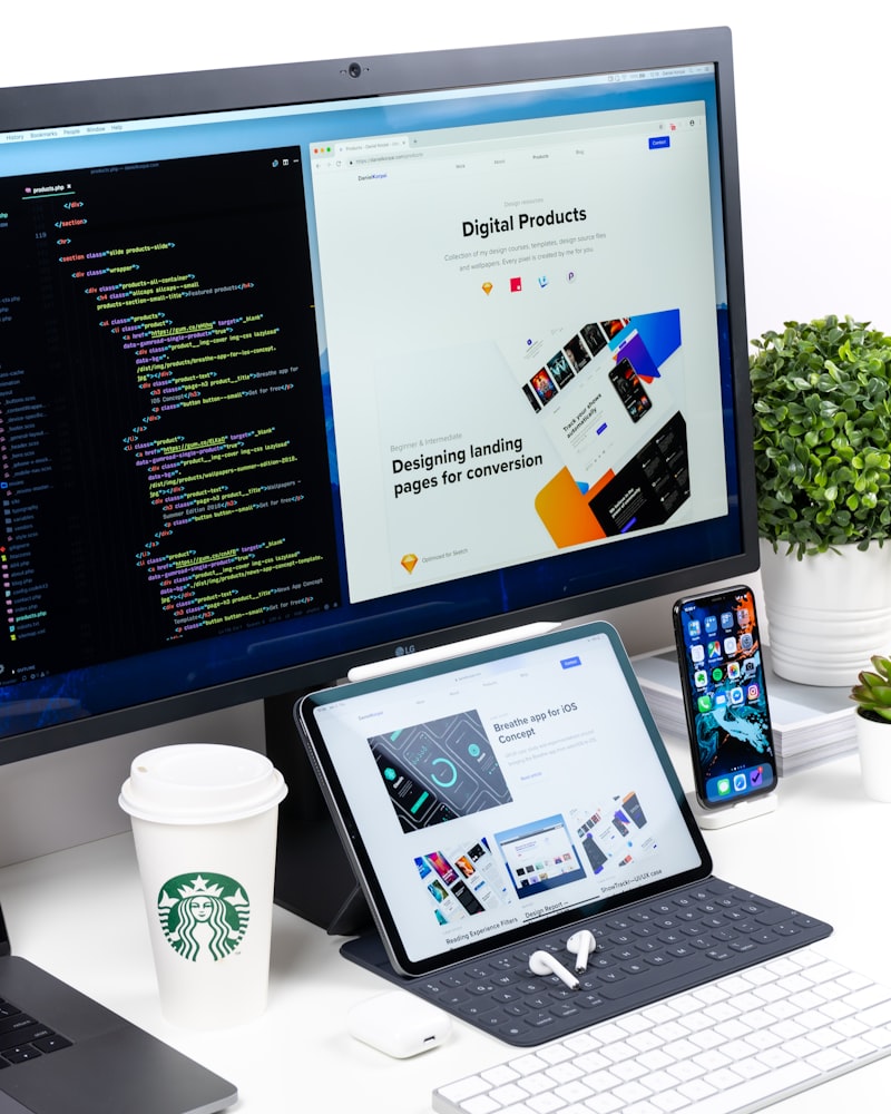Kode CSS dan HTML untuk responsive design di editor modern