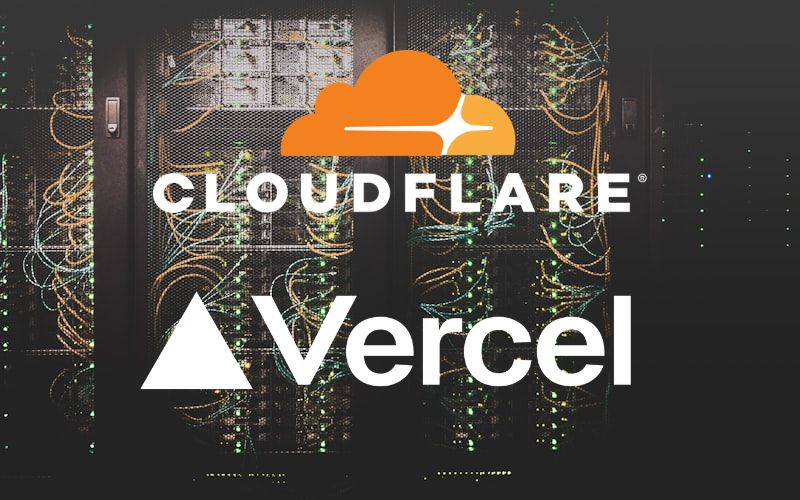 Ilustrasi edge computing network dengan server global untuk performa website optimal