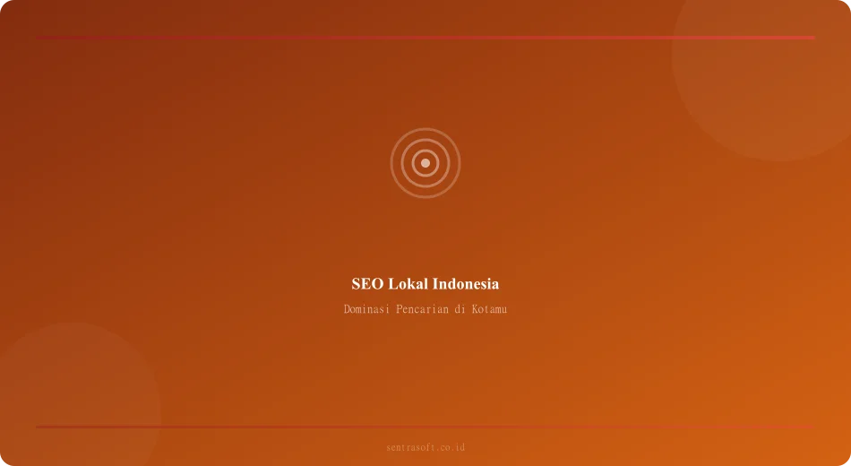 Infografis strategi SEO lokal untuk mendominasi pencarian di kota Anda