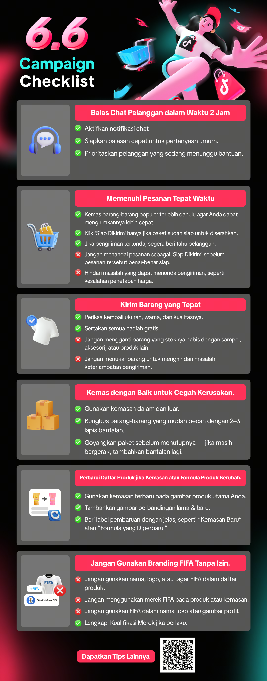 Tabel perbandingan periode penyelesaian pembayaran Tokopedia dan TikTok Shop sebelum dan sesudah 9 Juni 2026